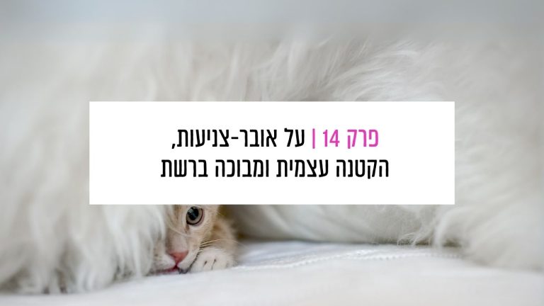 Read more about the article פרק 14: לשווק זה לא צנוע? על אובר-צניעות, הקטנה עצמית ומבוכה ברשת