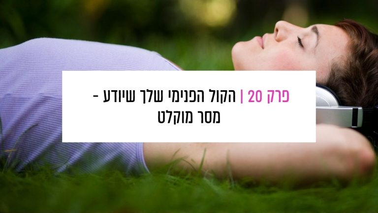 Read more about the article פרק 20: הקול הפנימי שלך שיודע – מסר מוקלט